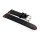 Easy-Klick Rindleder Uhrenarmband Modell Beluga-Pito-XS schwarz-rot 22 mm, Coke Farben