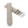 Soft-Kalbsleder Uhrenarmband Modell Freiburg-DS taupe-WN 26 mm