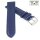 Easy-Klick Kalbsleder Uhrenarmband Modell Freiburg-DS navyblau-TiT 18 mm