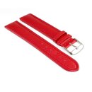 Easy-Klick Kalbsleder Uhrenarmband Modell Freiburg-DS rot-TiT 22 mm