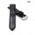 Fluco Uhrenarmband Shell Cordovan Modell Galopper-Chrono schwarz-TiT 18 mm Handarbeit