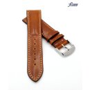 Fluco Uhrenarmband Shell Cordovan Modell Galopper-Chrono cognac-WN 18 mm Handarbeit