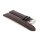 Kroko-Alligator Uhrenarmband Modell African-DS mocca 18 mm
