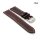 Fluco Easy-Klick Uhrenarmband Shell Cordovan Modell Galopper-Chrono mocca-WN 20 mm Handarbeit