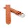 Kroko-Alligator Uhrenarmband Modell African-DS cognac 22 mm