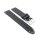 Easy-Klick Premium Sattelleder Uhrenarmband Modell Rugby schwarz 18 mm