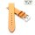 Easy-Klick Premium Sattelleder Uhrenarmband Modell Rugby natur-braun 24 mm