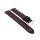 Feines Easy-Klick Alligator Leder Uhrenarmband Munich-XL extralang mocca 18 mm