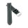 Softleder Uhrenarmband Modell Sportiva dunkel-grün 18 mm
