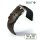 Eulit Easy-Klick Hybrid Silikon-Leder Uhrenarmband Modell Eutec-Belize mocca 20 mm