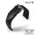 Eulit Easy-Klick Hybrid Silikon-Leder Uhrenarmband Modell Eutec-Waterproof schwarz 20 mm