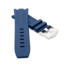 Premium Silikon Uhrenarmband Modell AP-612S blau 28 mm, komp. Audemars Piguet