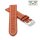 Easy-Klick Alligator Uhrenarmband Modell Louisiana-NL cognac-WN 18 mm