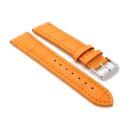 Easy-Klick Alligator Uhrenarmband Modell Louisiana-NL orange-TiT 26 mm