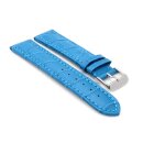 Easy-Klick Alligator Uhrenarmband Modell Louisiana-NL türkis-TiT 26 mm