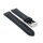 Easy-Klick Alligator Uhrenarmband Modell Louisiana-XL schwarz-TiT 22 mm, extralang