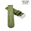 Easy-Klick Canvas-Nylon Textil Uhrenarmband Modell Split...