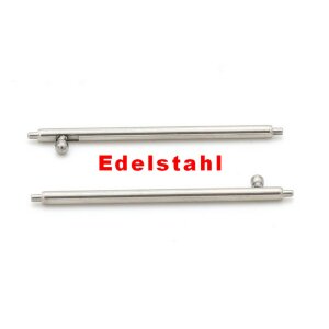2 Stk. Easy-Klick Schnellwechsel-Federsteg 17/1,5 mm, Edelstahl