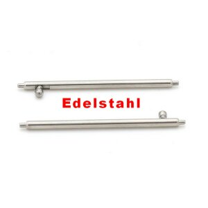 2 Stk. Easy-Klick Schnellwechsel-Federsteg 17/1,5 mm, Edelstahl 