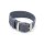 Perlon Durchzugs-Uhrenarmband Modell Robby-Premier grau 16 mm