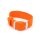 Perlon Durchzugs-Uhrenarmband Modell Robby-Premier orange 16 mm