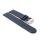 Veganes Apfel-Faser Uhrenarmband Modell Melano-55G dunkel-blau 16 mm