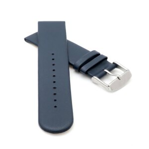 Veganes Apfel-Faser Uhrenarmband Modell Melano-55G dunkel-blau 18 mm