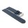 Veganes Apfel-Faser Uhrenarmband Modell Melano-55G dunkel-blau 18 mm