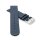 Veganes Apfel-Faser Uhrenarmband Modell Melano-55G dunkel-blau 22 mm