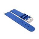 Veganes Easy-Klick Apfel-Faser Uhrenarmband Modell Melano-55G königs-blau 14 mm