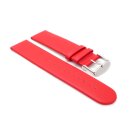 Veganes Easy-Klick Apfel-Faser Uhrenarmband Modell Melano-55G rot 18 mm