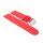 Veganes Easy-Klick Apfel-Faser Uhrenarmband Modell Melano-55G rot 18 mm