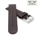 Veganes Easy-Klick Apfel-Faser Uhrenarmband Modell Melano-55G mocca 20 mm