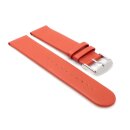 Veganes Easy-Klick Apfel-Faser Uhrenarmband Modell Melano-55G rost-braun 22 mm