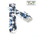 Easy-Klick Camouflage Silikon Uhrenarmband Modell Warrior weiß 22 mm