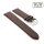 Feines Easy-Klick Leder-Uhrenarmband Chur-XS mocca 20 mm