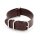 Zulu-Leder Uhrenarmband Modell Legion mocca 22 mm Nato Strap