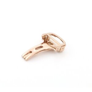 Faltschließe Edelstahl rose-gold poliert 14 mm, Modell Carter-FS, kompatibel Cartier