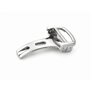 Faltschließe Edelstahl silber poliert 16 mm, Modell Carter-FS, kompatibel Cartier