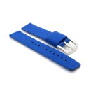 Elastic Easy-Klick Textil Uhrenarmband Modell Doubleflex-S königs-blau 20 mm