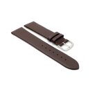 Feines Easy-Klick Leder-Uhrenarmband Modell Basel-NL mocca 18 mm