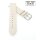 Feines Easy-Klick Leder-Uhrenarmband Modell Basel-NL creme-beige 20 mm