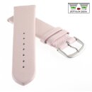 Feines Easy-Klick Leder-Uhrenarmband Modell Basel-NL rosa...