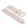 Feines Easy-Klick Leder-Uhrenarmband Modell Basel-NL rosa 22 mm