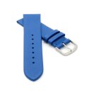 Feines Leder-Uhrenarmband Basel-NL königs-blau 16 mm
