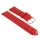 Feines Alligator Leder Uhrenarmband Modell Genf-71S XS rot 20 mm