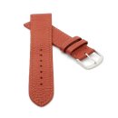 Feines Hirsch-Leder Uhrenarmband Modell Hirsch-71N-XL...