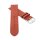 Feines Hirsch-Leder Uhrenarmband Modell Hirsch-71N-XL cognac 18 mm