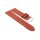 Feines Easy-Klick Hirsch-Leder Uhrenarmband Modell Hirsch-71N-XL cognac 12 mm