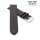 Feines Easy-Klick Hirsch-Leder Uhrenarmband Modell Hirsch-71N-XL mocca 18 mm